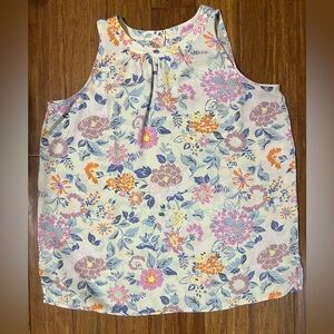 Loft Flowy Floral Top Size Small